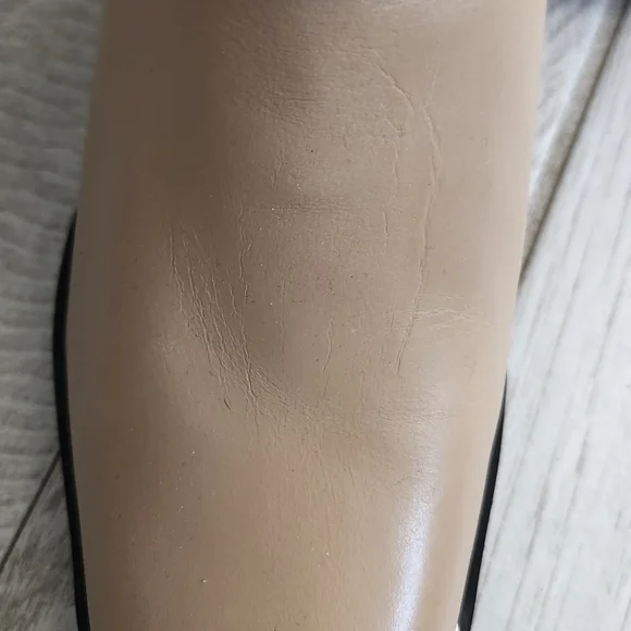 Dolce Vita Tan Heeled Boots with Buckle Detail 7WC (NOT Leather) - Picture 4 of 14